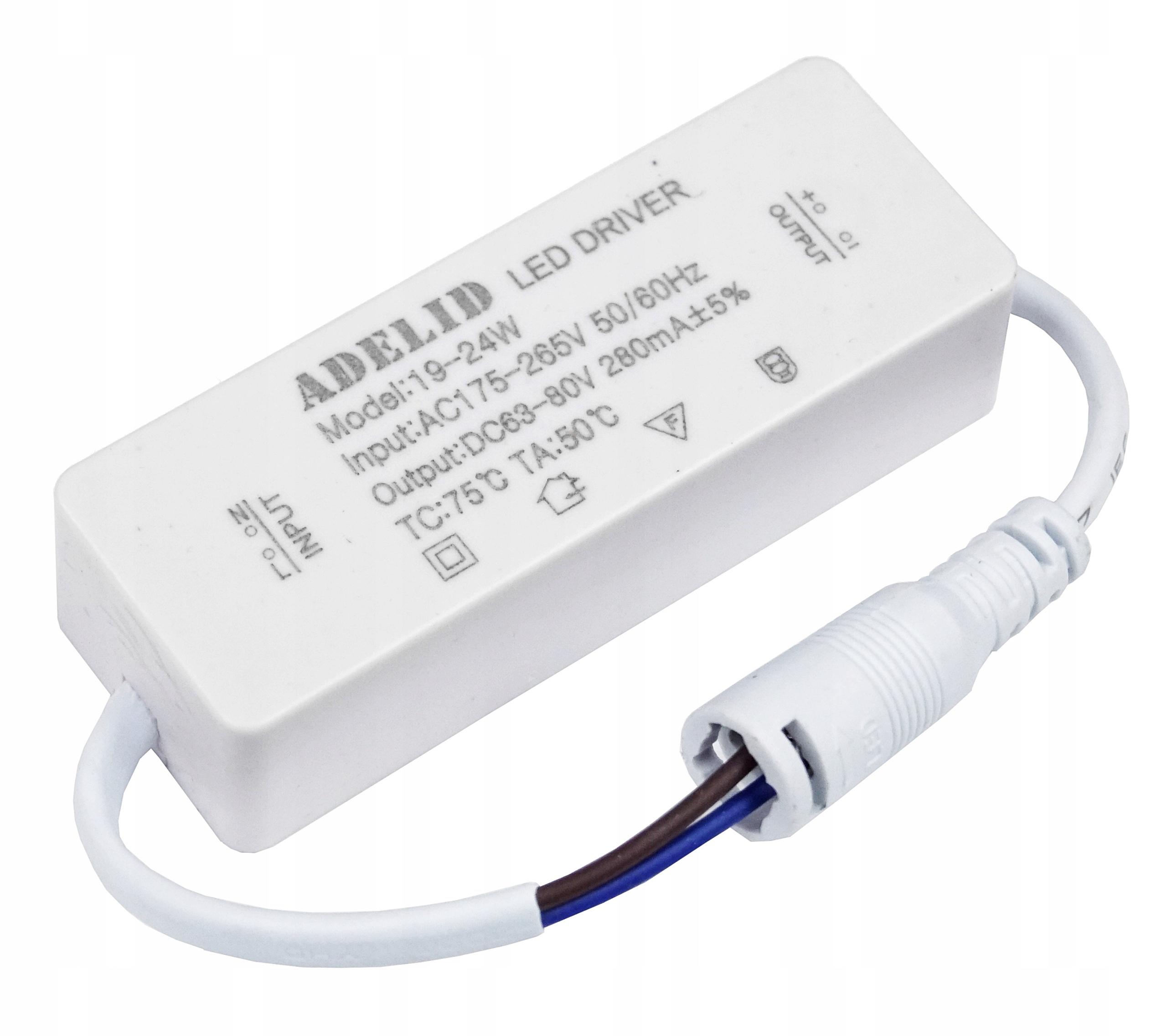 

Zasilacz Do Led Driver 54-84V DC 300mA 16,2-25,2A