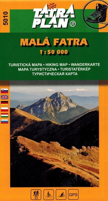 

Mała Fatra 1:50 000 Mapa Turystyczna Tatra Plan