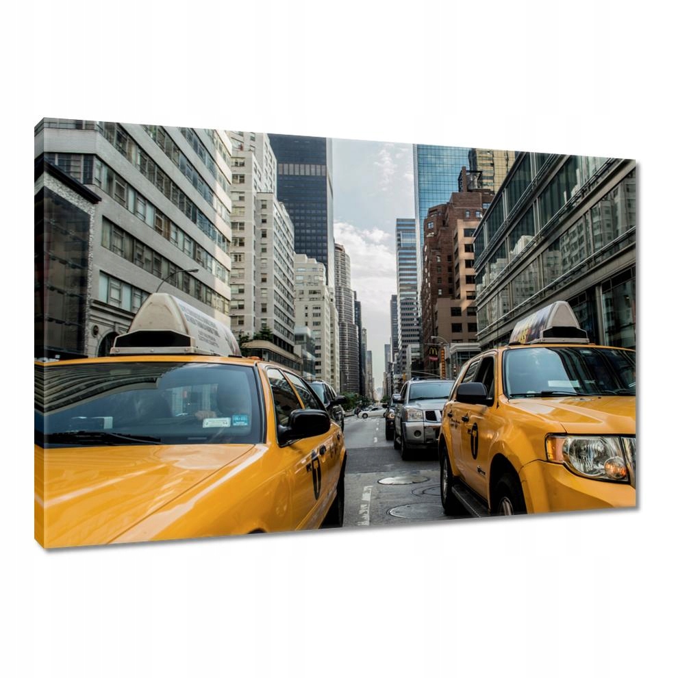

Obrazy 90x60 Żólte taksówki Taxi Taksi
