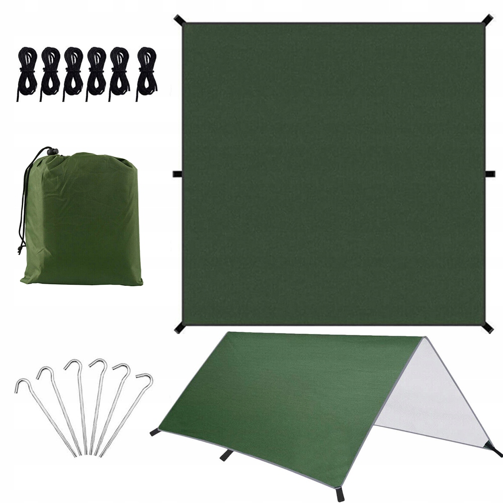 Plachta Plachta Tarp Bivaková Turistická 3x3 m Stan Markýza Kempingová