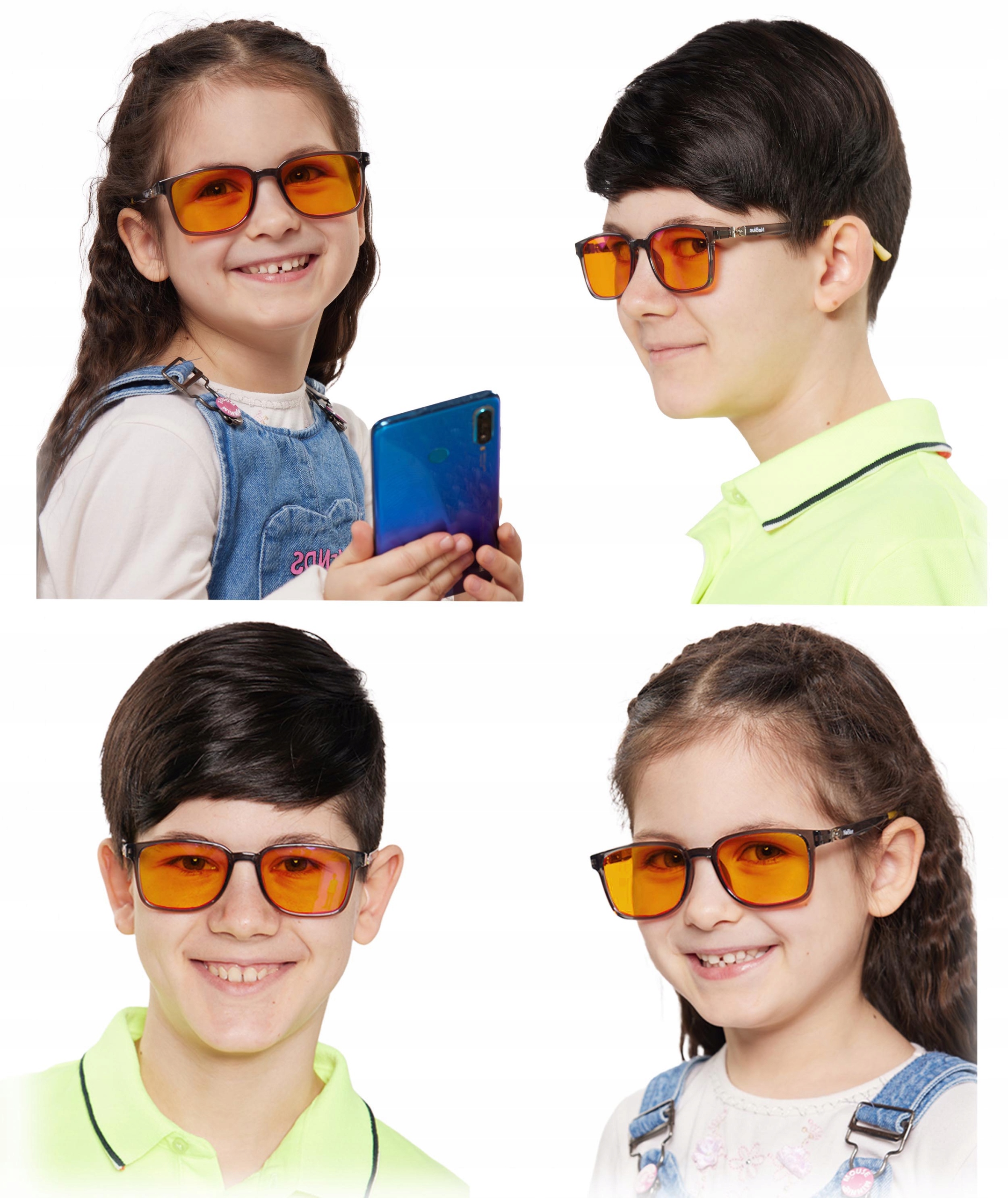 OKULARY BLOKUJĄCE ŚWIATŁO NIEBIESKIE.DZIECI.JUNIOR Producent NoBlue