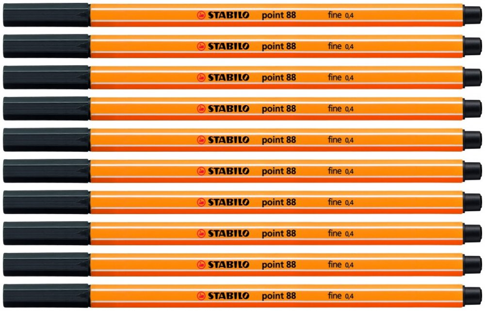 

Cienkopis Stabilo Point 88 czarny 10 sztuk