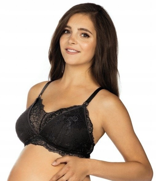 Lupoline Podprsenka Na Kojení 3046 Soft Černá L/40