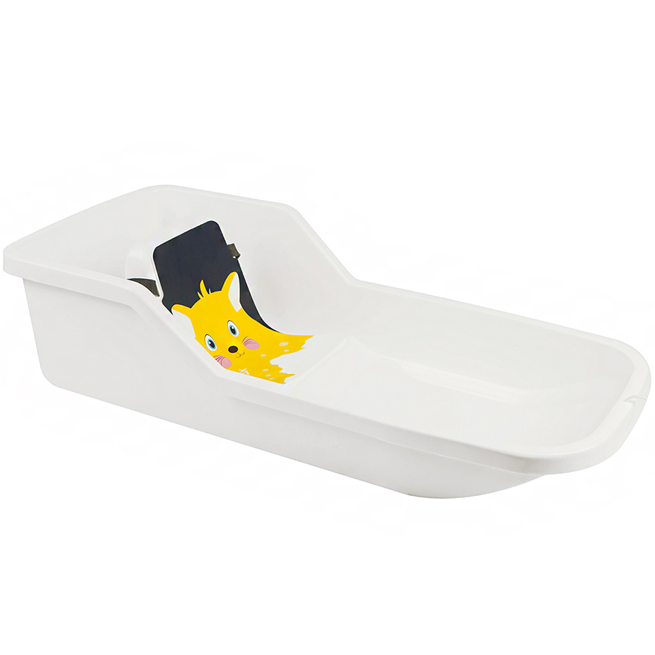 Sanki Plastikowe Hamax Baby Bob białe