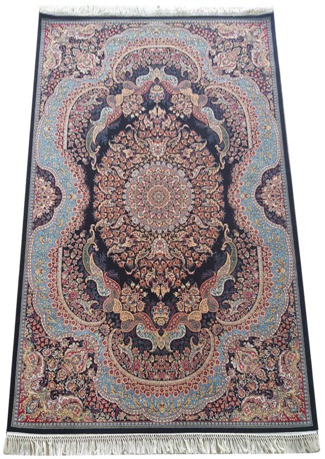 Kusový exclusivný koberec Pers 01 tm. modrý 150x230