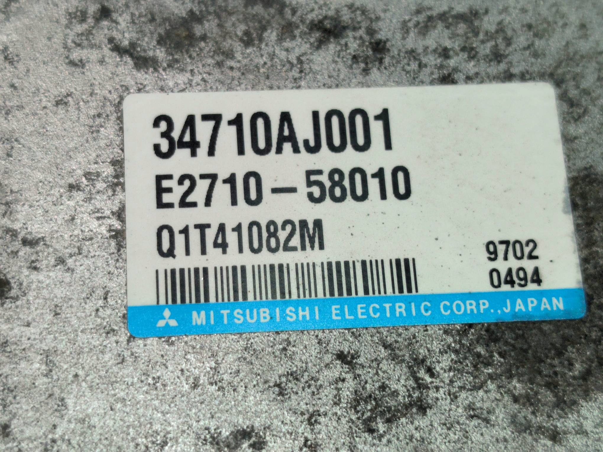 module ESP 34710AJ001 SUBARU OUTBACK
