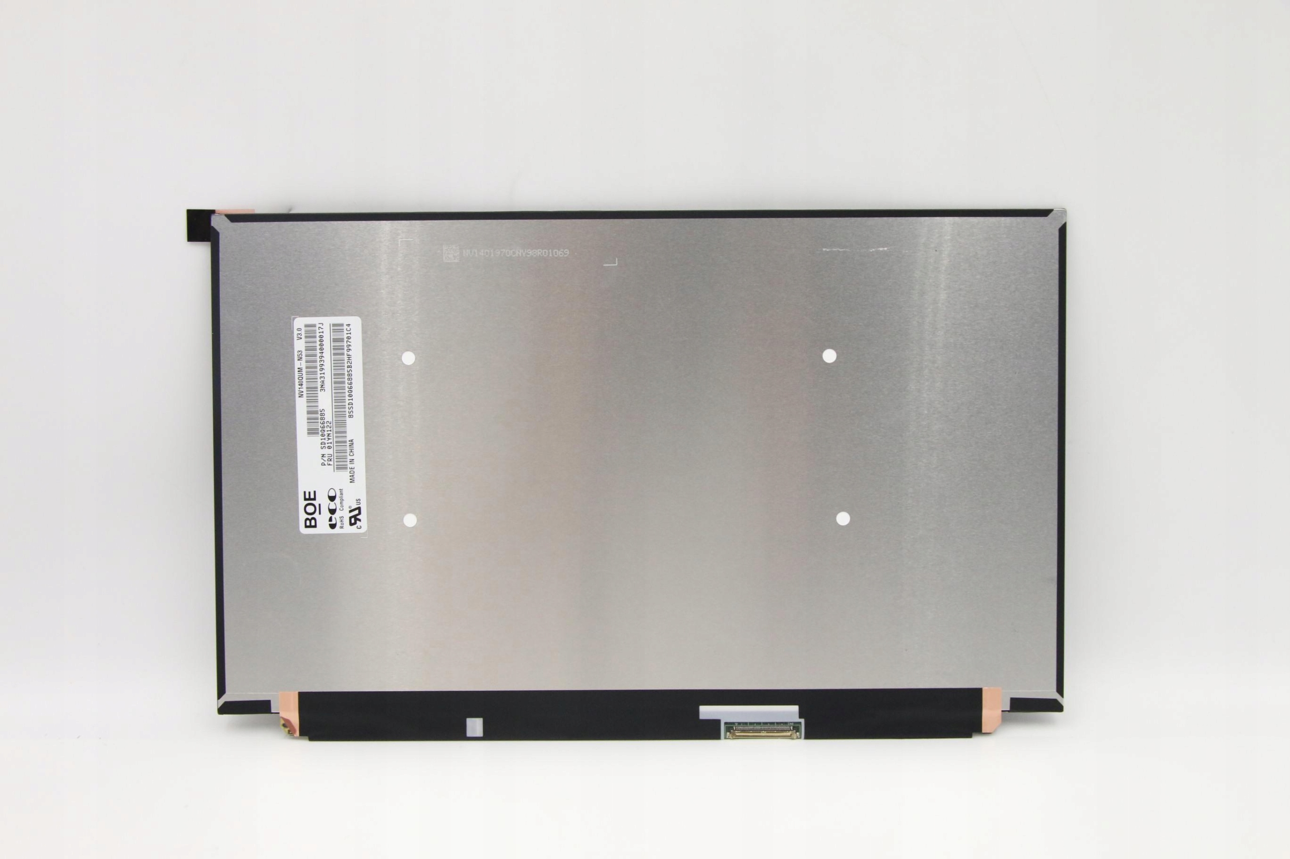 Led Ips antireflexní matice 14" 3840 x 2160 Boe NV140QUM-N53