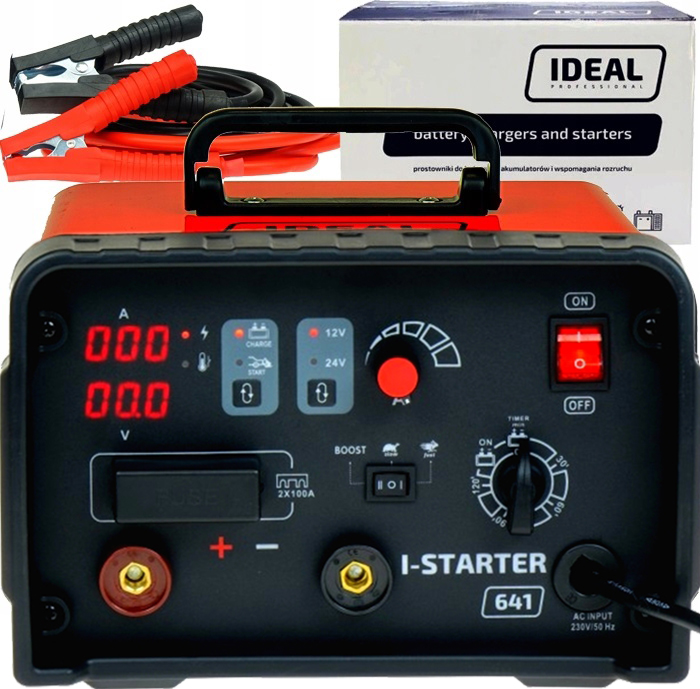 Usmerňovač S Nabíjacím Štartom Ideal Starter 641 12/24V 600A 230V