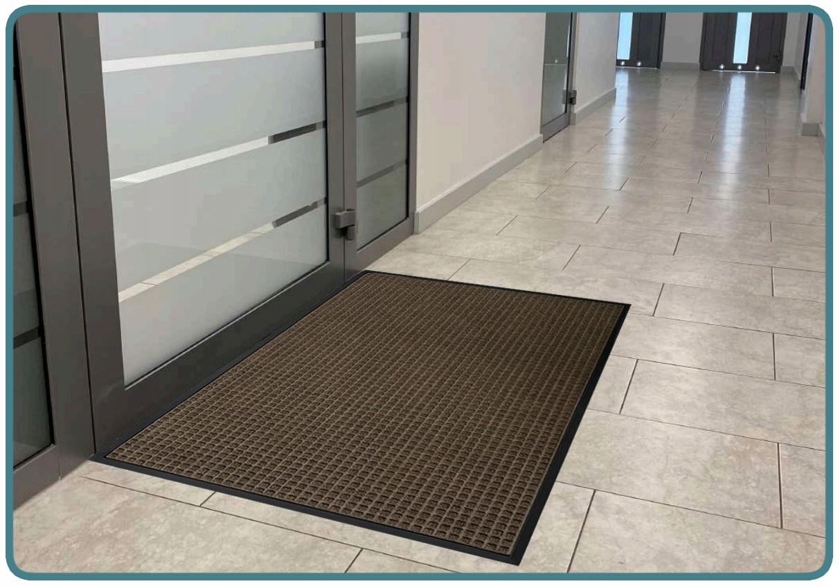 WYCIERACZKA MATA WEJŚCIOWA POD DRZWI NA PODŁOGĘ ZEWNĘTRZNA | 40x60 Szerokość produktu 40 cm