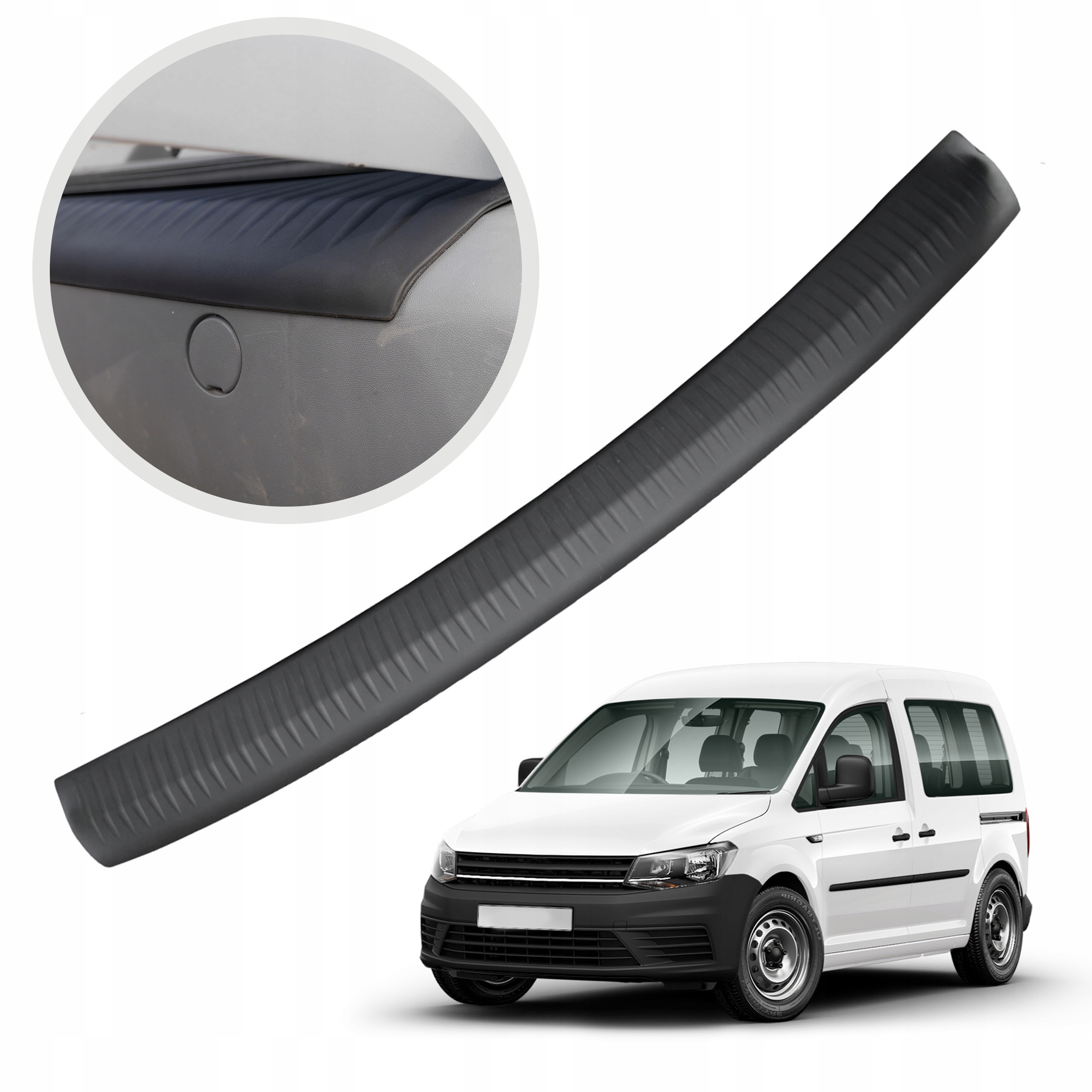 Ochranná lišta na zadný nárazník pre Vw Volkswagen Caddy 2003-2015