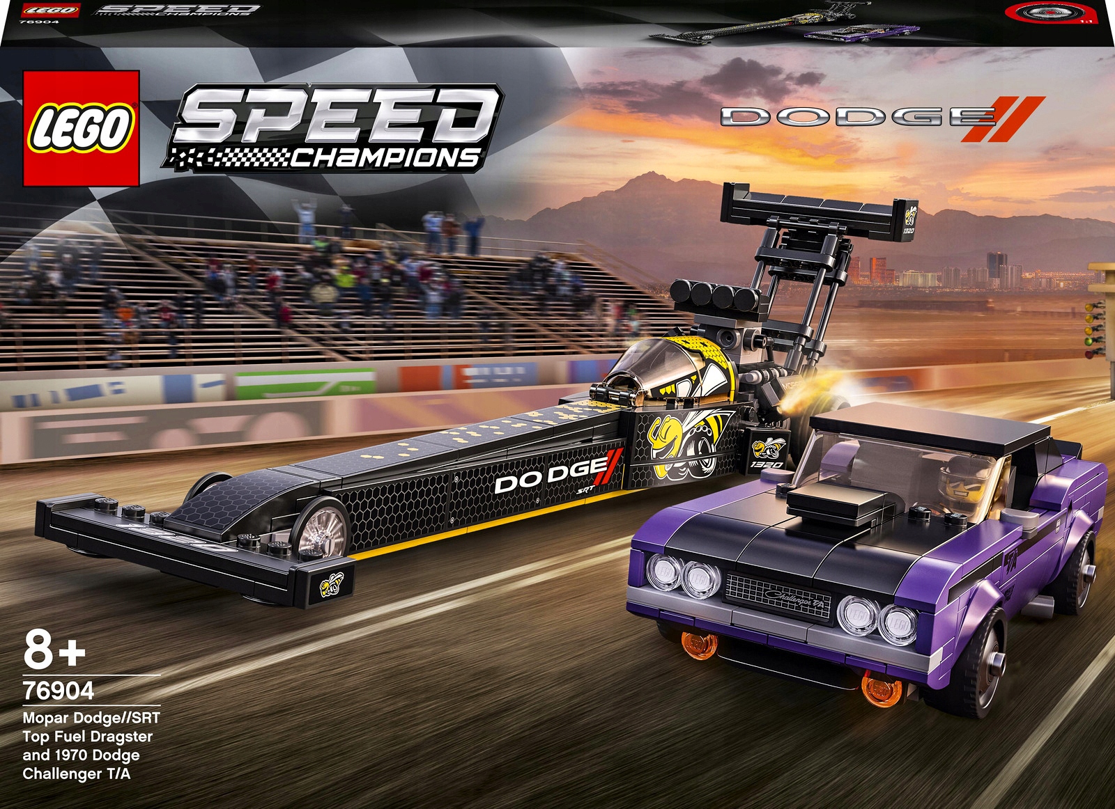 LEGO SPEED CHAMPIONS MOPAR DODGE SRT TOP DRAGSTER