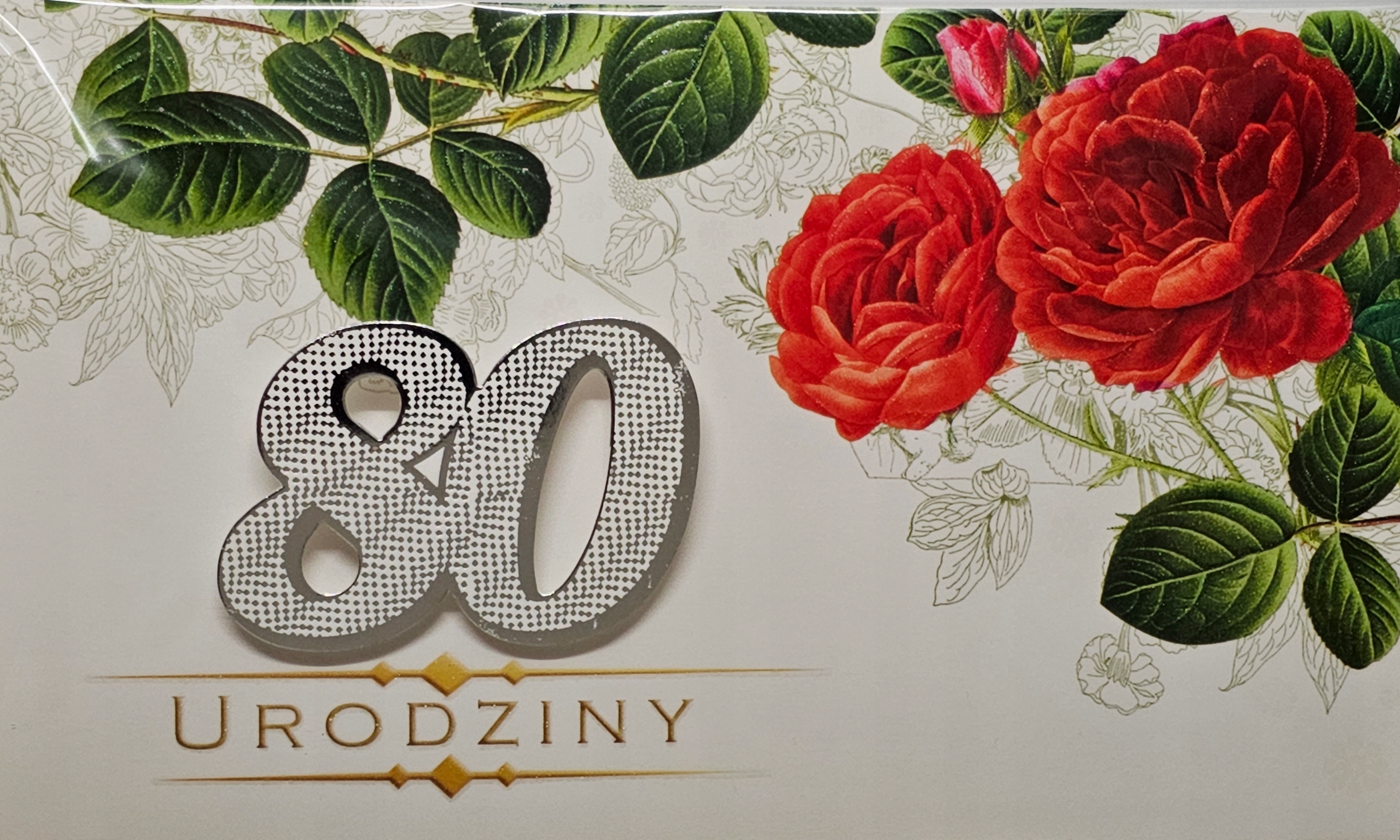 

kartka urodzinowa na 80 lat
