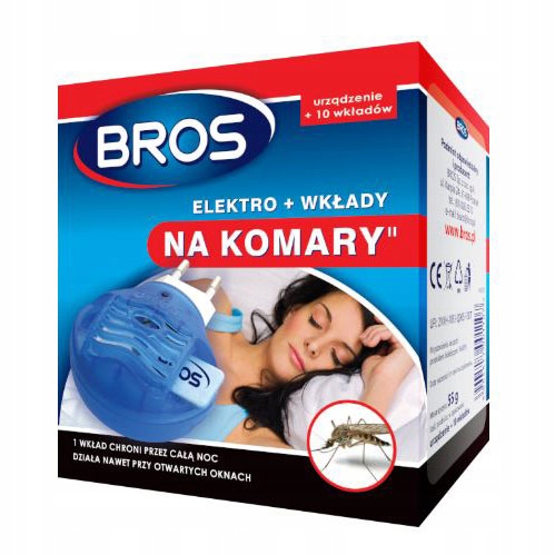 

Elektrofumigator Bros 10 wkładów na komary
