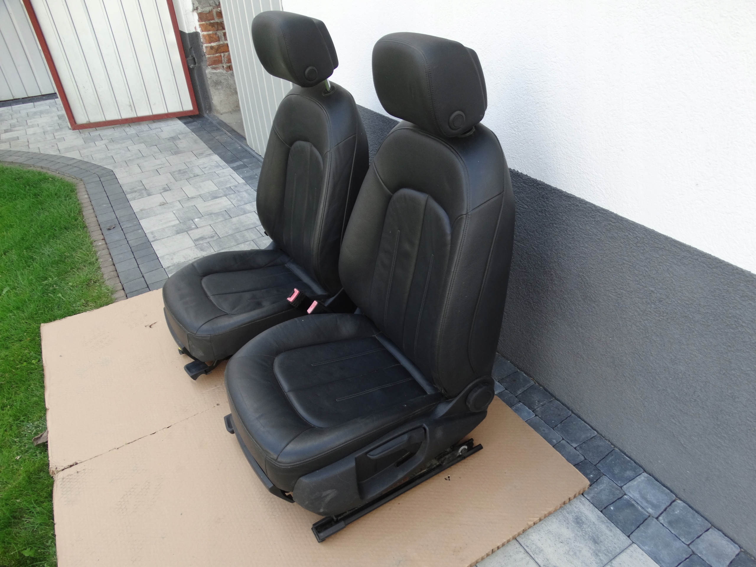 AUDI A6 C7 KOMBI AVANT 11-18 Sitze schwarze Leder KOMPLET