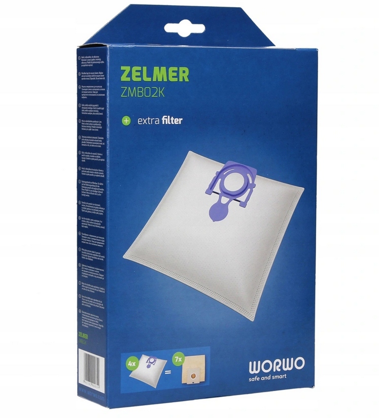 12x WORKI DO ODKURZACZA ZELMER AQUOS 1600W Kod producenta ZMBK02K