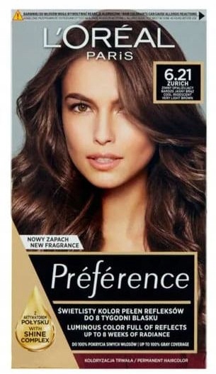 

L’Oreal Preference farba 6.21 Zurich