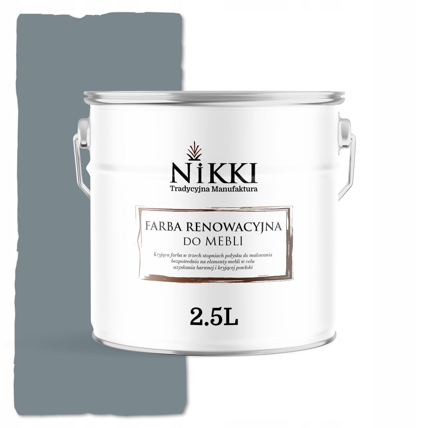 Barva Na Kuchyňský Nábytek Předních Skříněk Veverka Šedá RAL7000 Lesklá 2,5L