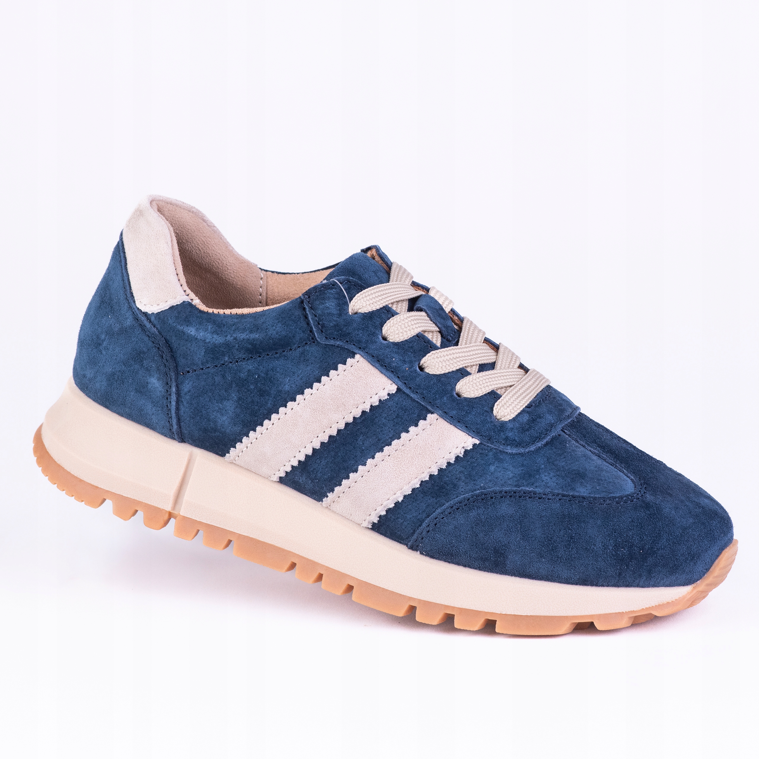 Dámská sportovní obuv Goodin GD-LX1080 z lehké semišové kůže námořnická modrá 41