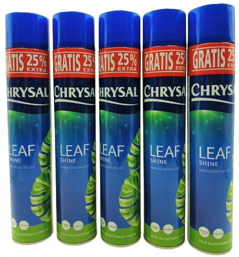 

Nabłyszczacz do liści 5 sztuk 750 ml- Chrysal