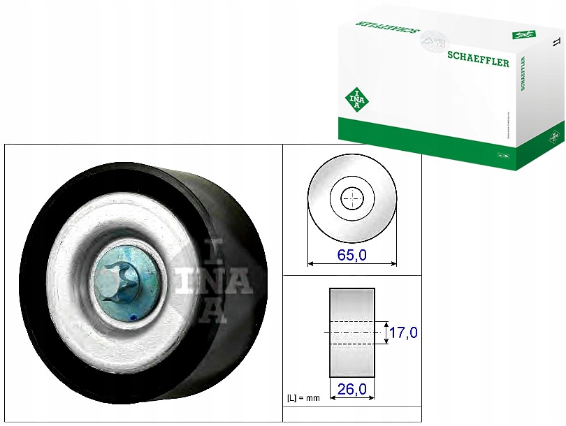 Ina Rolka Vícedrážkového Řemene Mercedes Sprinter M113