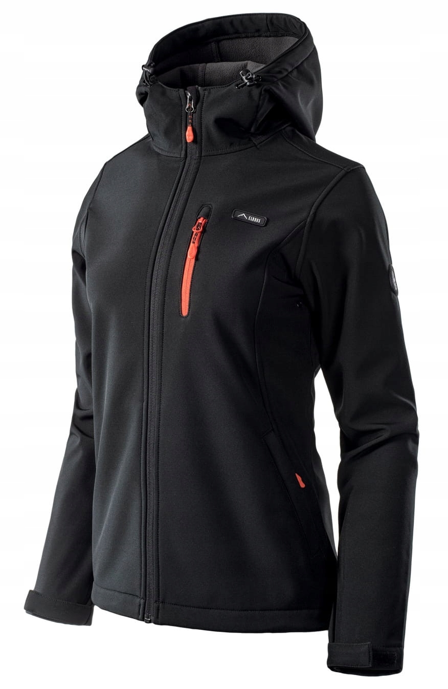 ELBRUS KURTKA DAMSKA SOFTSHELL Z KAPTUREM L