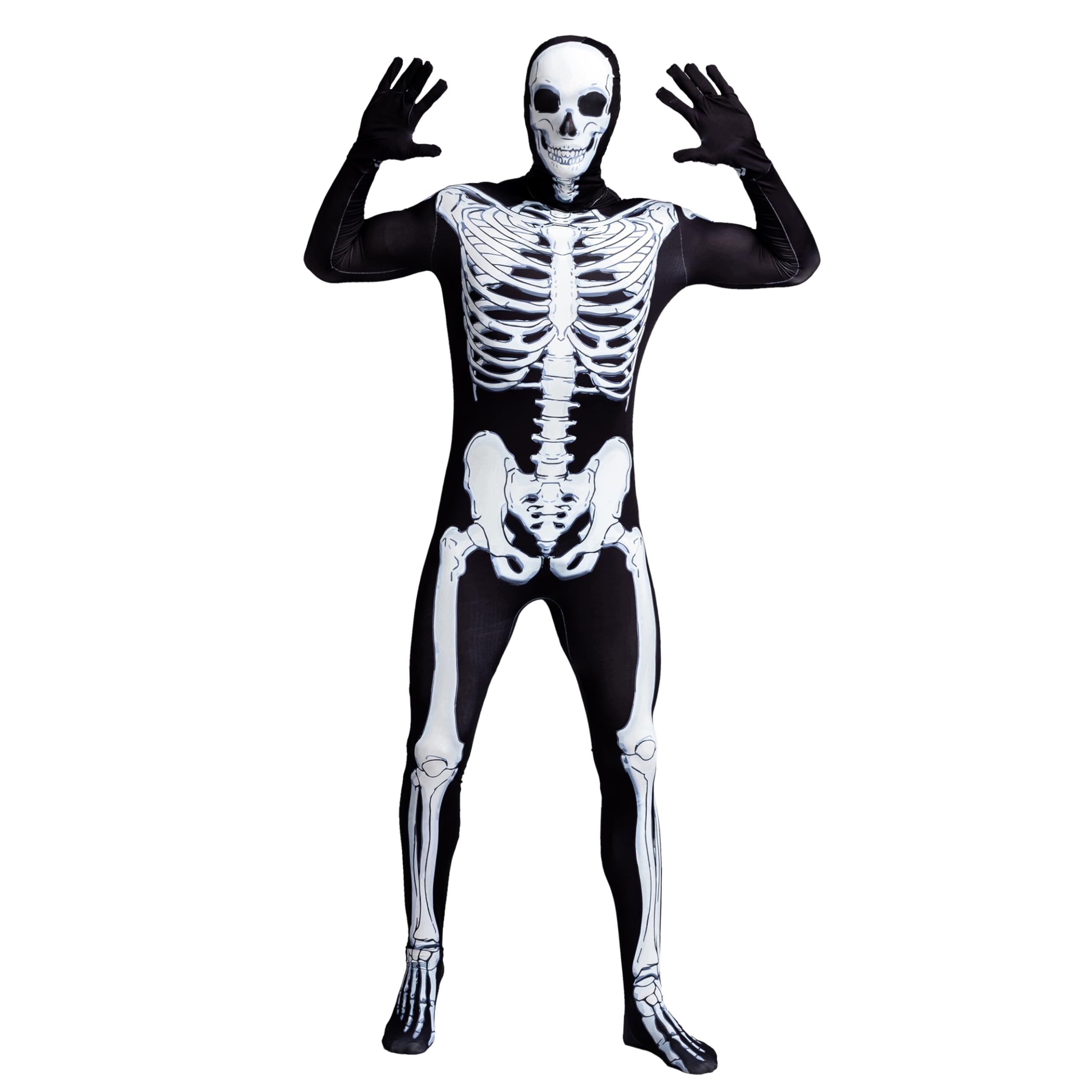 Spooktacular Creations Kostým kostry pro muže, L