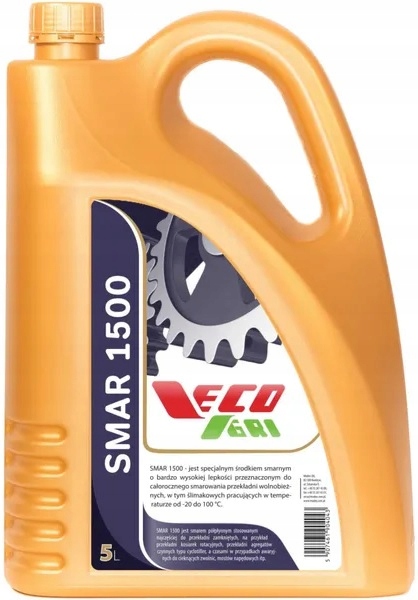 

Smar półpłynny do przekładni Veco Agri 1500 5l