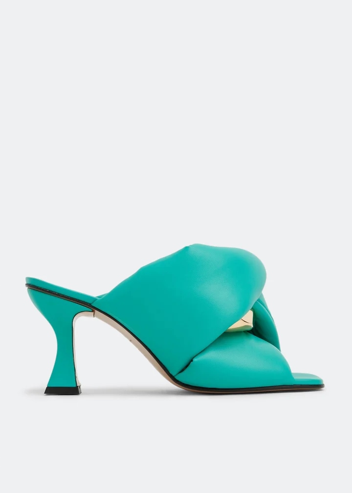 Sandály J.w. Anderson Fabric Nappa 721 Turquoise vel35