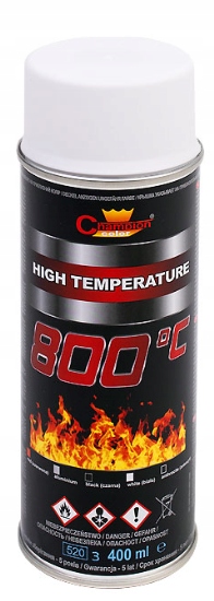 

Spray Farba żaroodporna Biała Champion 400 ml