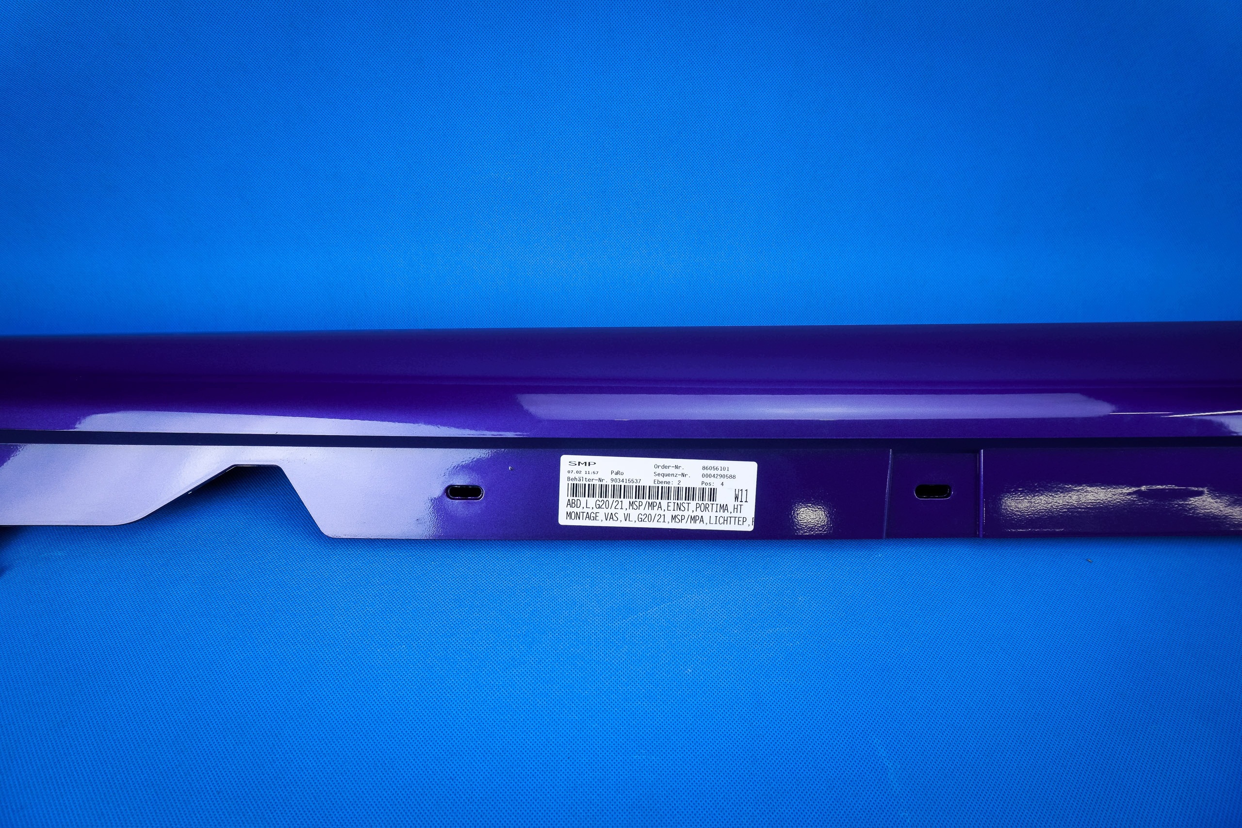 moulding cap threshold left M LED BMW 3 G20 51778099909 7946655 C31 21km