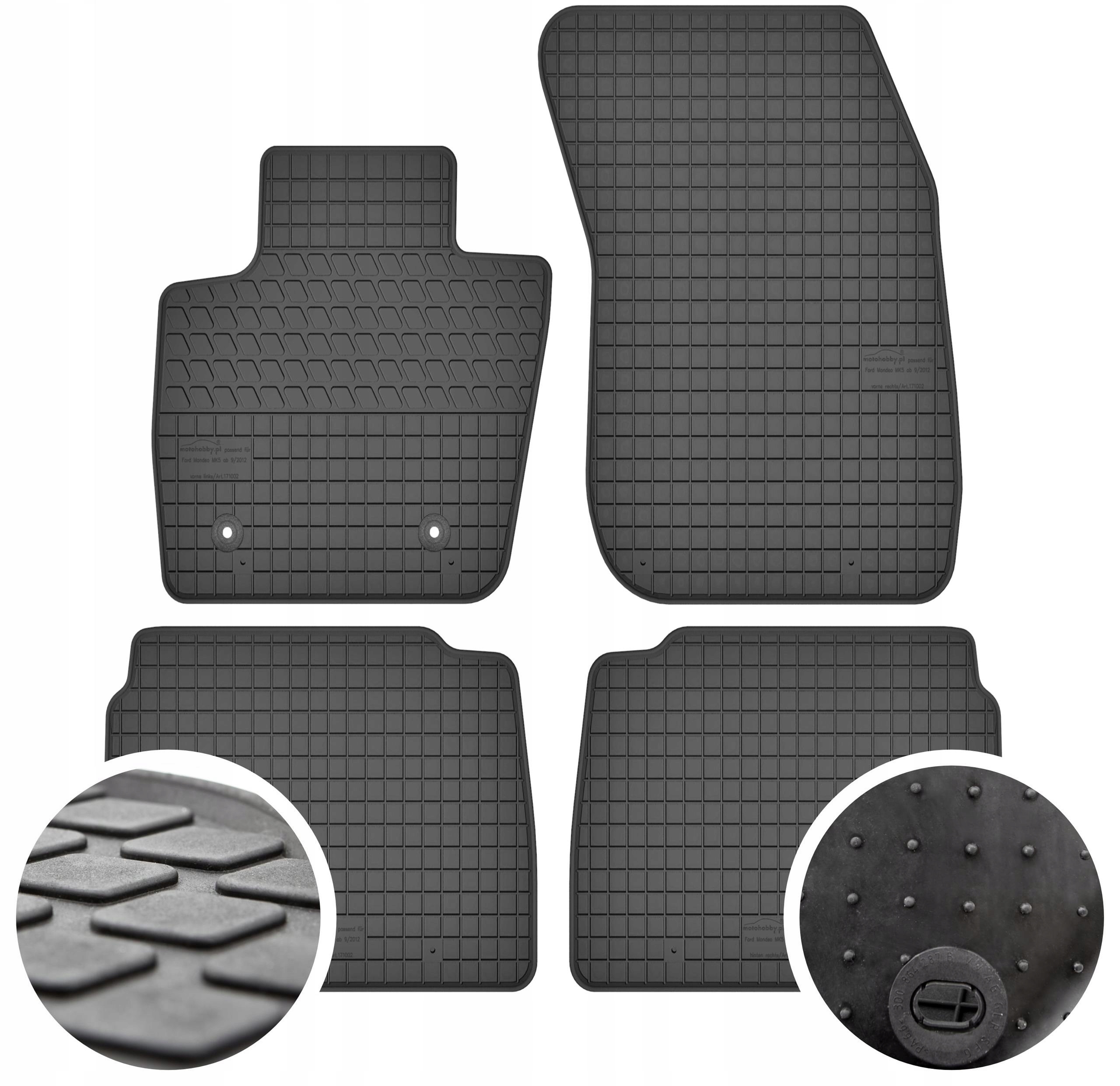 Gumové Koberce pro Ford Mondeo MK5, 4ks