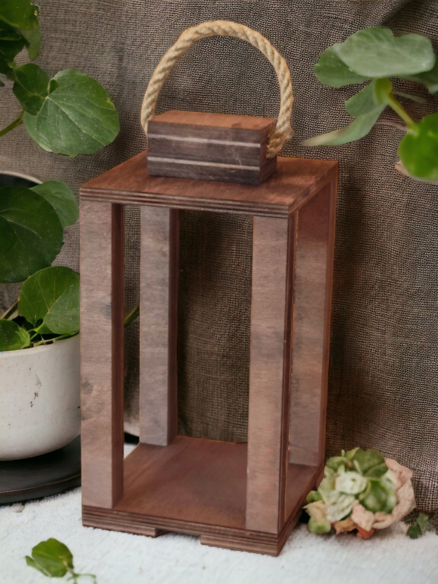 LATARNIA LAMPION NA KWIATY ŚWIECE DEKORACJA STÓŁ Marka inna