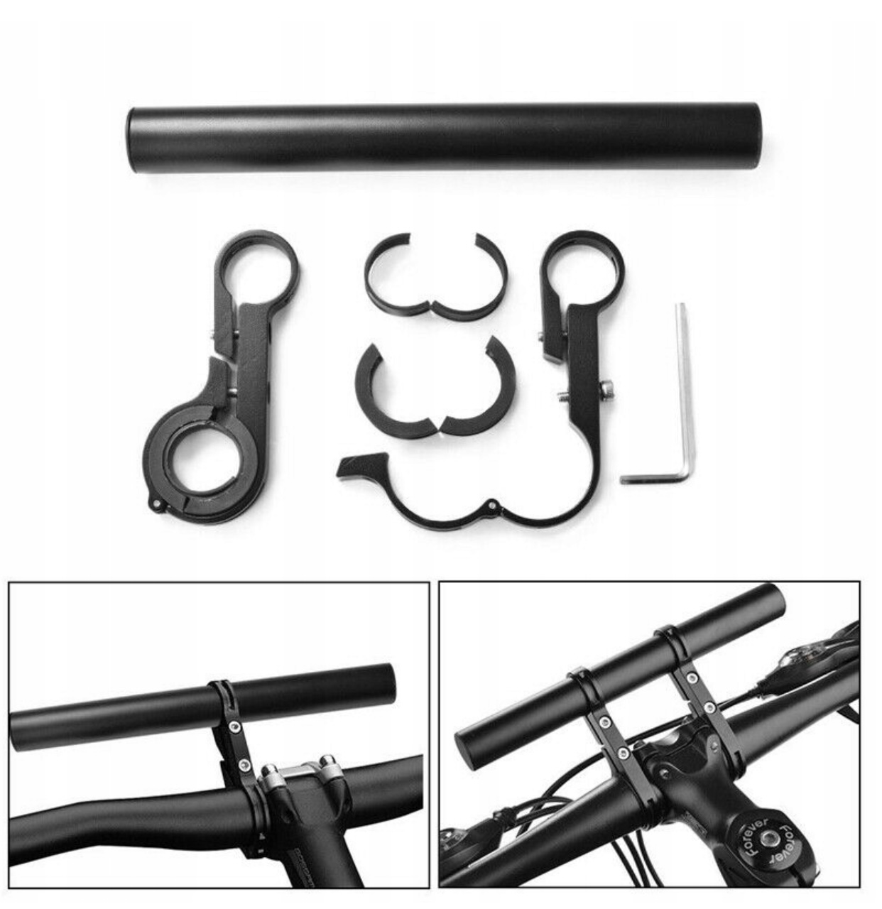 UCHWYT NA ROWER KIEROWNICĘ PRZEDŁUŻENIE KIEROWNICY Marka Iso Trade