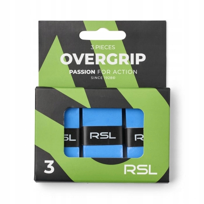 Owijka do badmintona Rsl Overgrip 550 3pak Niebieski
