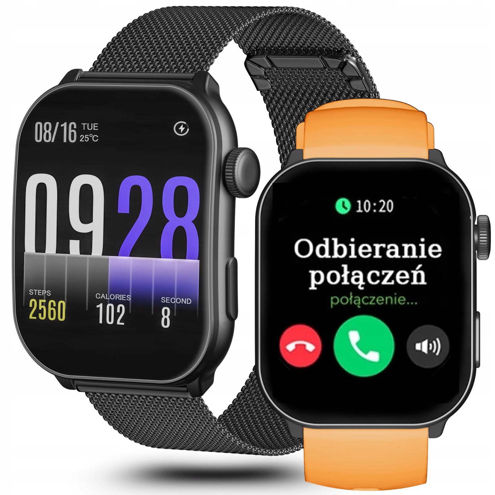 Hodinky Chytré Hodinky Gravity 2 Pásky Připojení Sportovní Režimy Spánek Puls