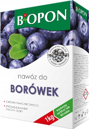 

Biopon Nawóz do borówek 1kg mikroskładniki