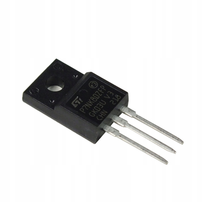 Tranzystor STP7NK80ZFP TO-220 5,2A 800V P7NK80 Producent ST