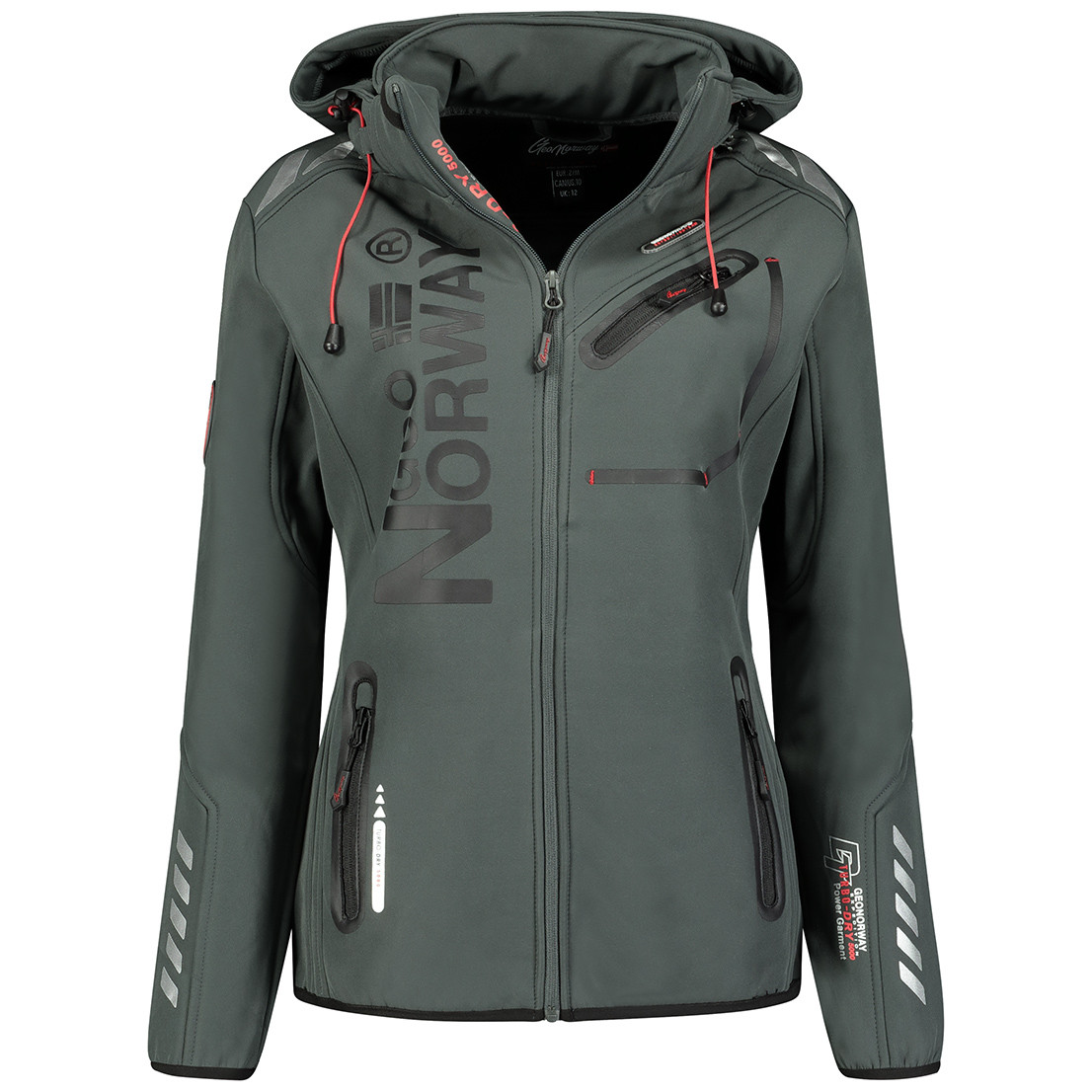 Geographical Norway bunda dámská Reine Lady softshell XXL tmavě šedá