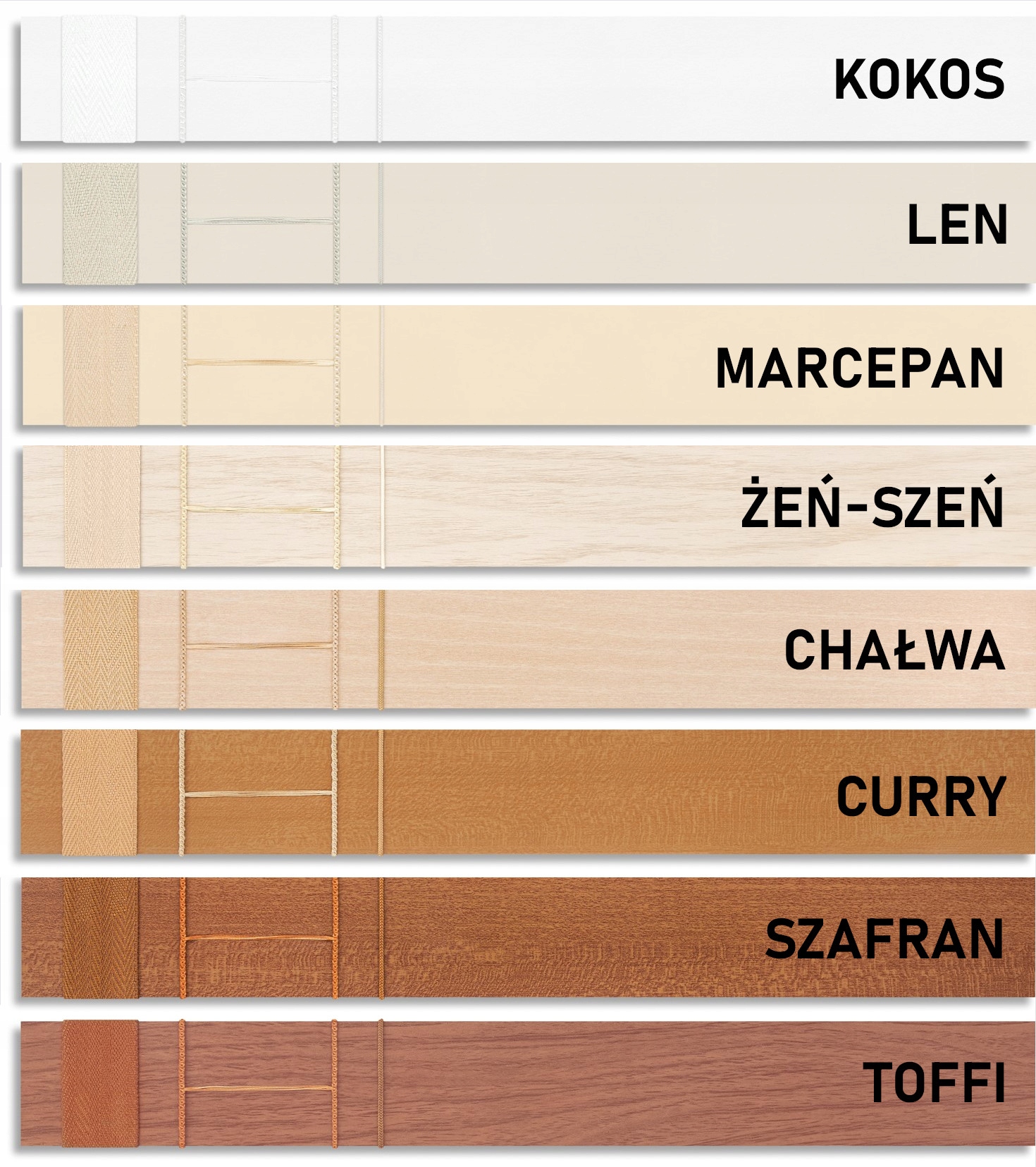 Żaluzje Drewniane na wymiar CLICKY Flip 50mm 110x160cm Marka CLICKY