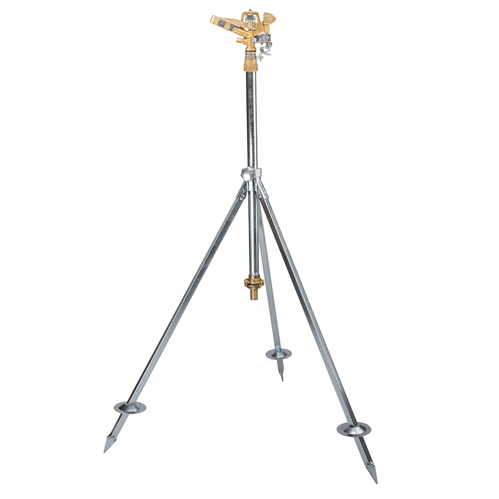 Pulzný zavlažovač nastaviteľný na otočnom statíve s príslušenstvom Bradas