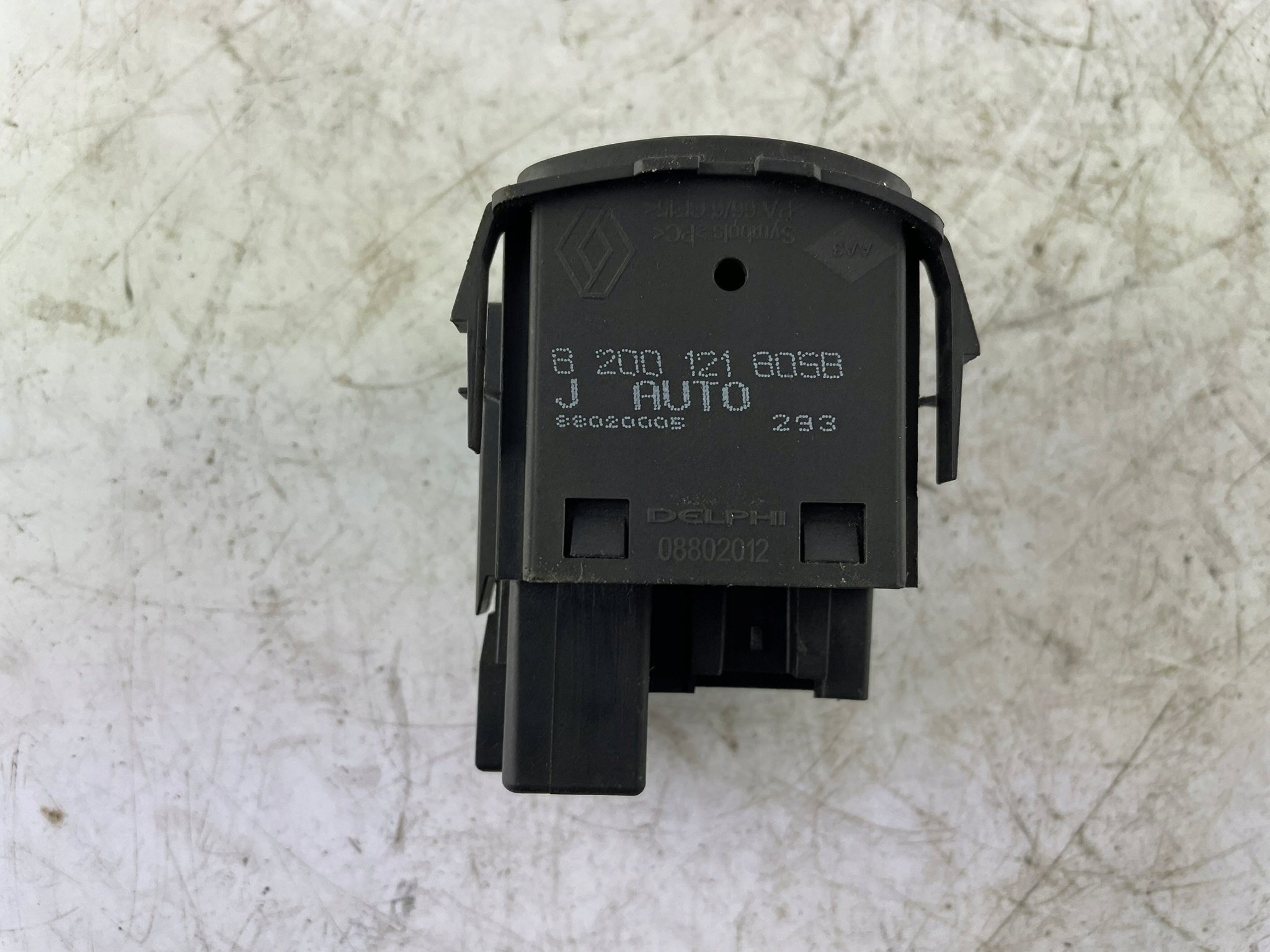 switch control lighting 8200121805B Renault Scenic II