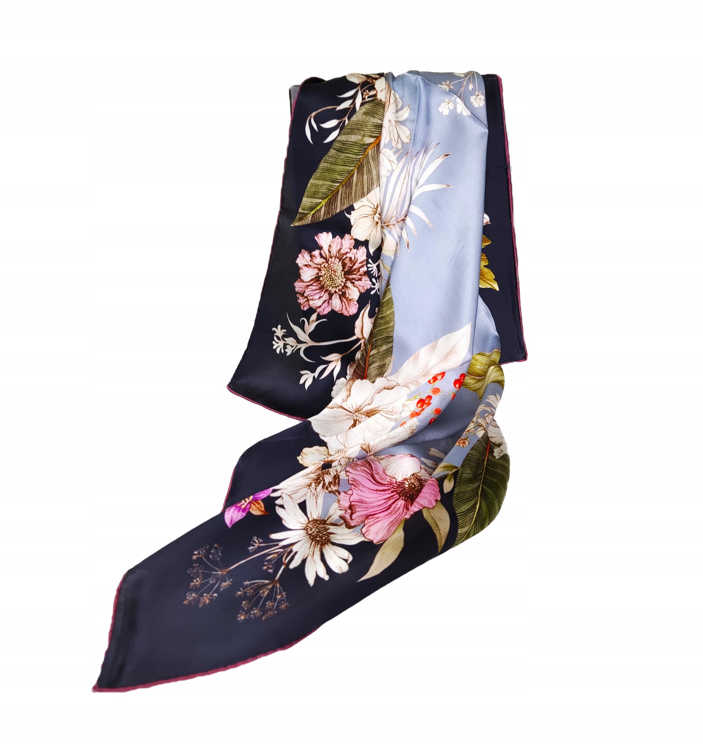 100% Hedvábný Značkový Šátek, Šátek, Prémiová Kvalita+