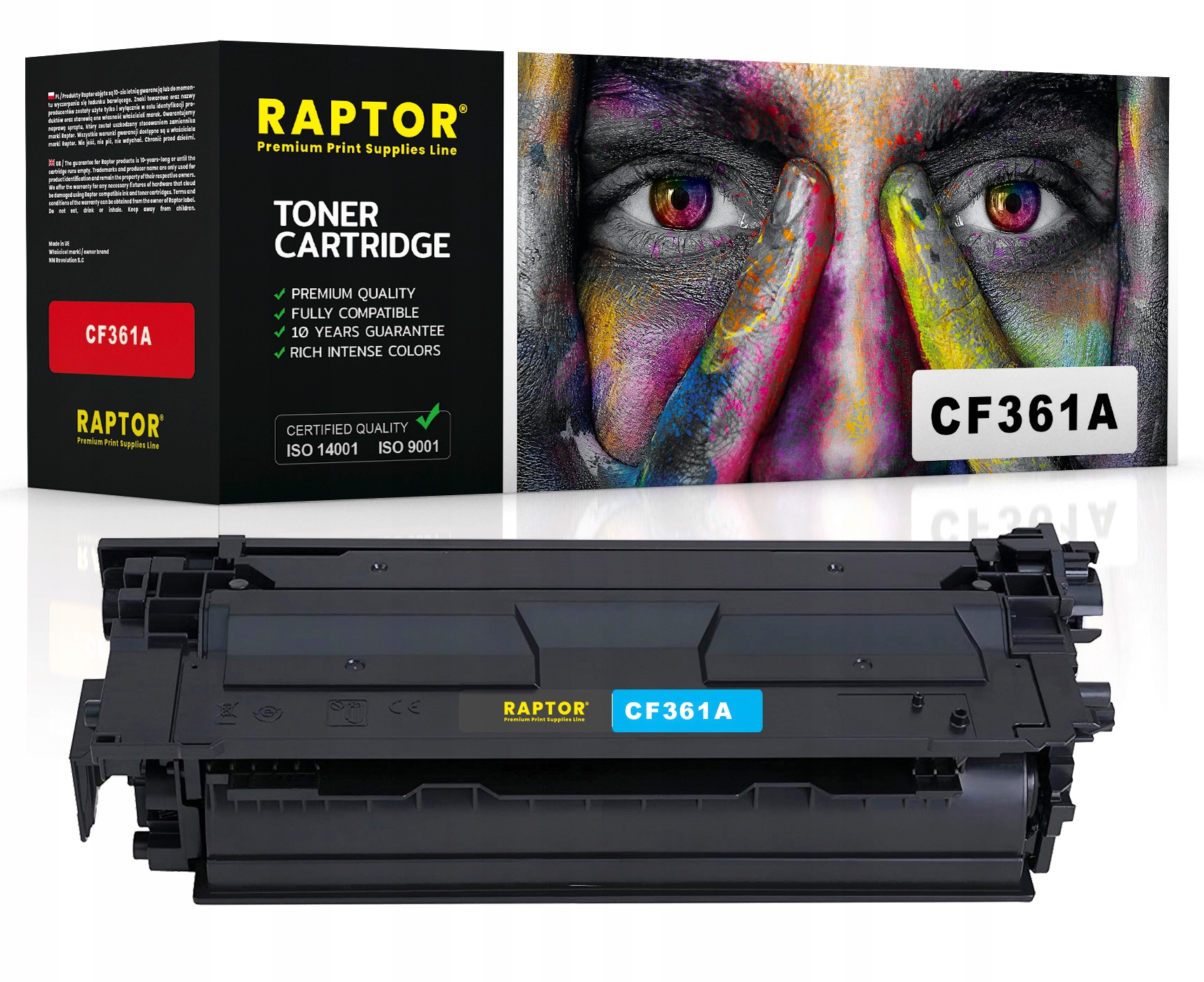 Toner Pro Hp CF361A 508A Mfp M577c M553dn M553xm