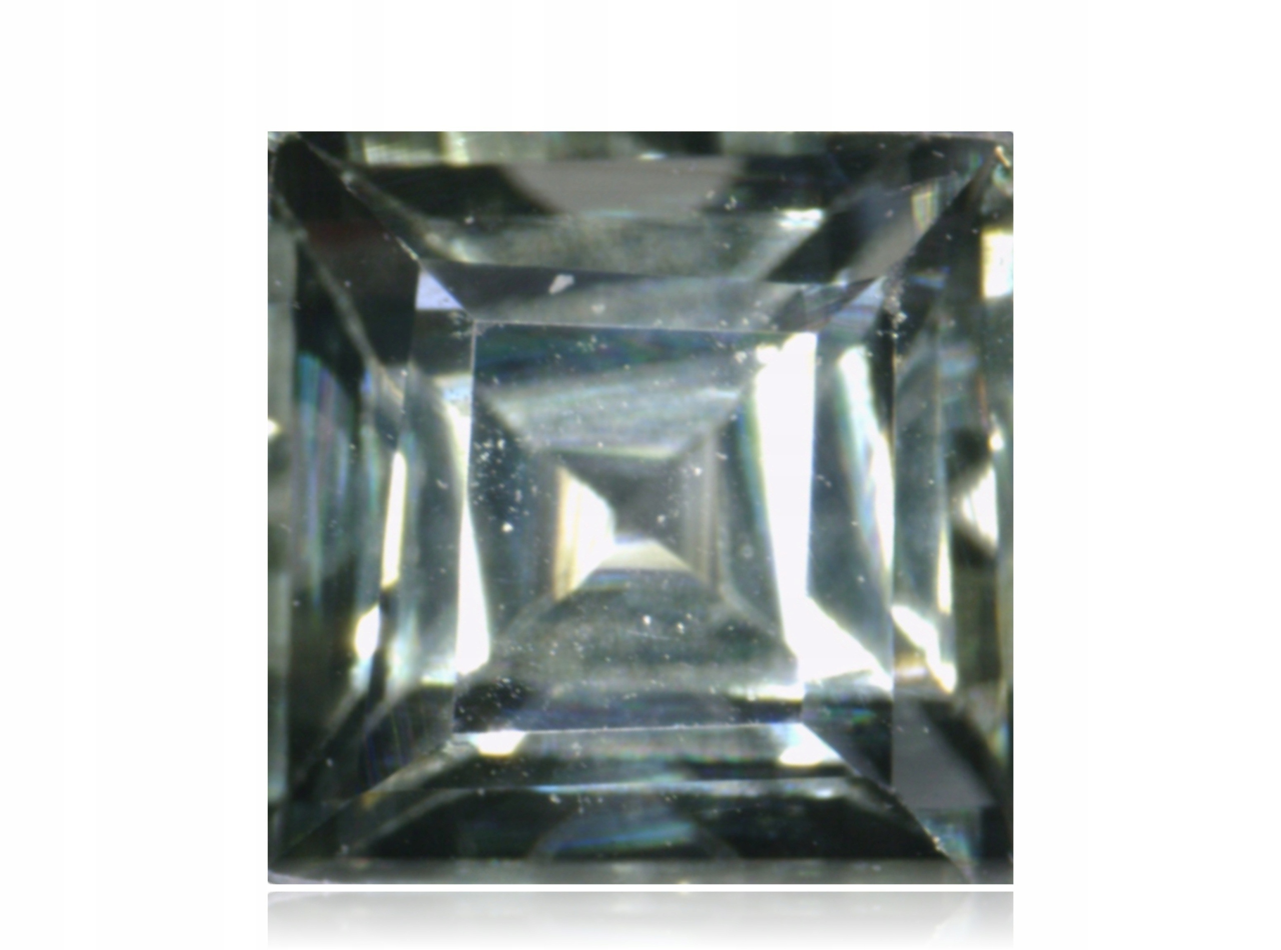 Přírodní Safír 0.23ct Zelený Čtverec eCertifikát Wbd