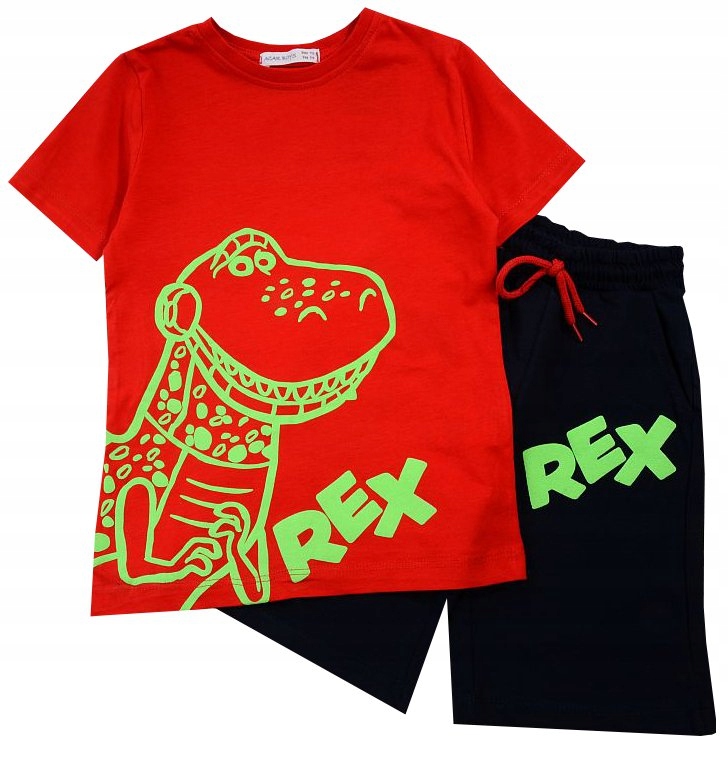 

Komplet Dinozaur T-shirt Krótkie Spodenki 92 J53A