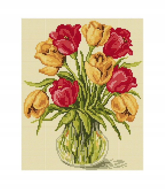 Sada Ariadna kanva mulina vyšívací jehla 24x30 6018