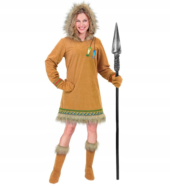 Kostým Eskymák Eskymačka Inuitka Karnevalový Kostým Pro Dospělé S