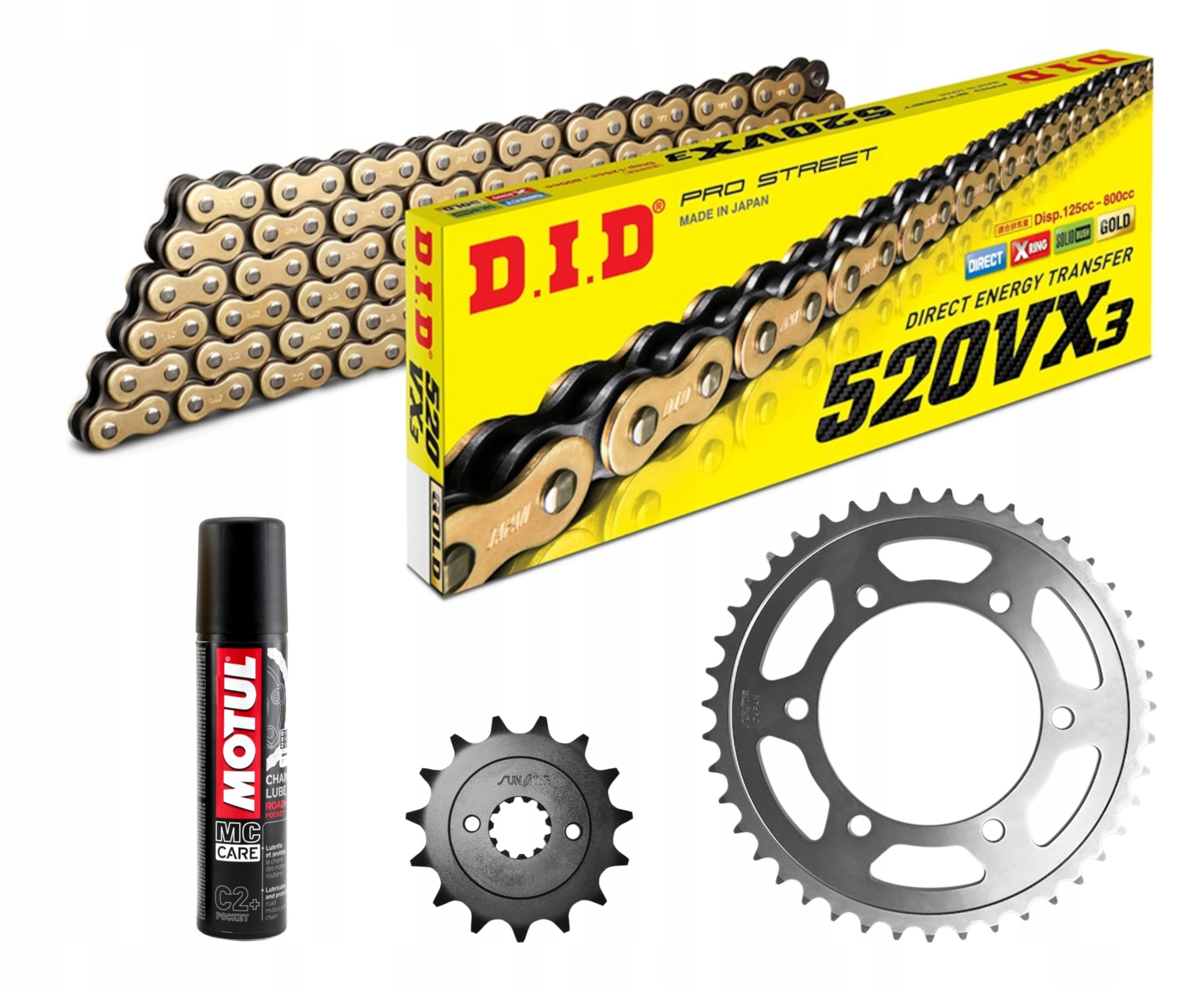 506362 - Приводная цепь XL125 01-13 VARADERO DID520VX3