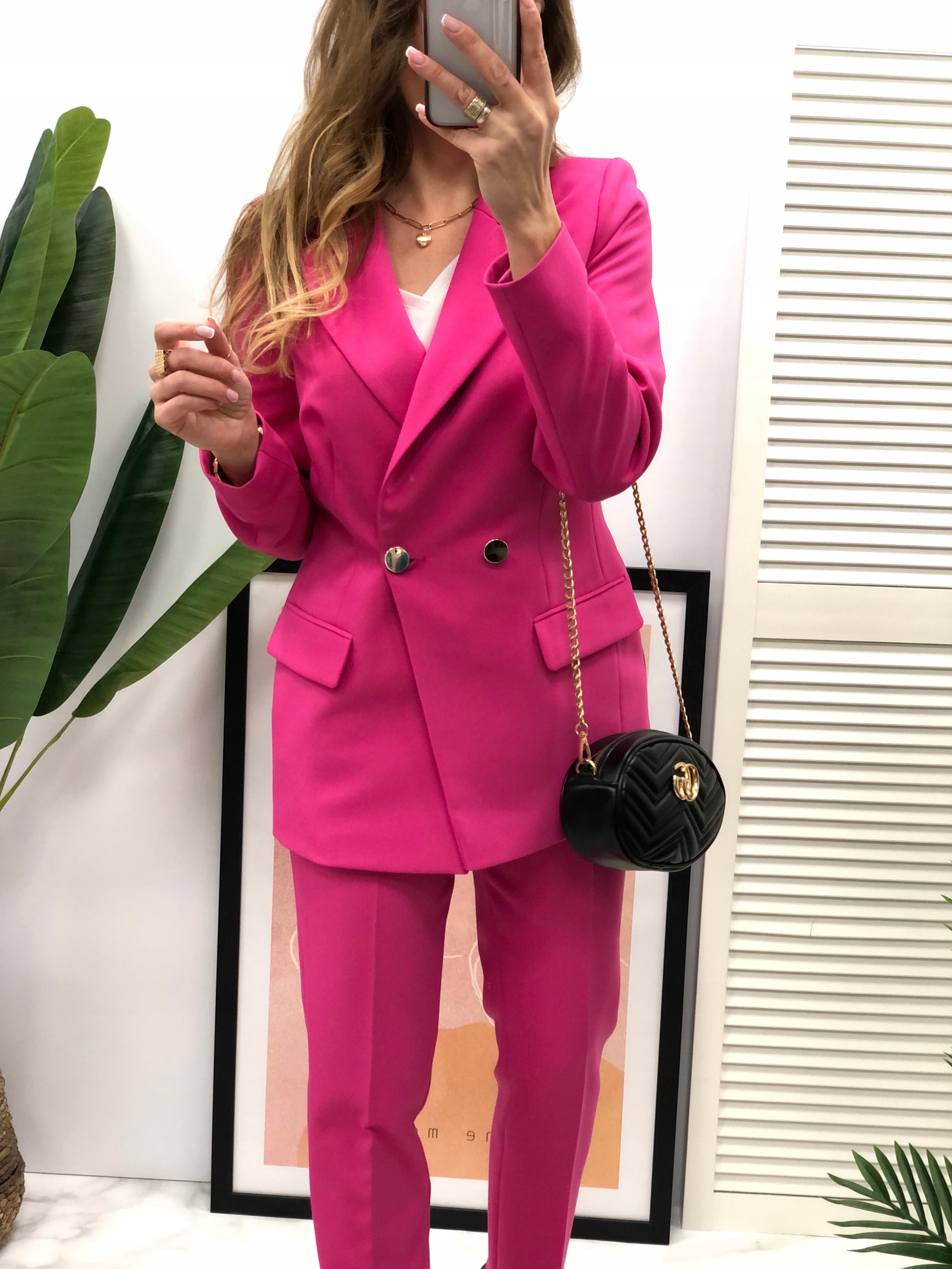 GARNITUR MIAMI PREMIUM ___ fuksja ___ 44 Cechy dodatkowe brak