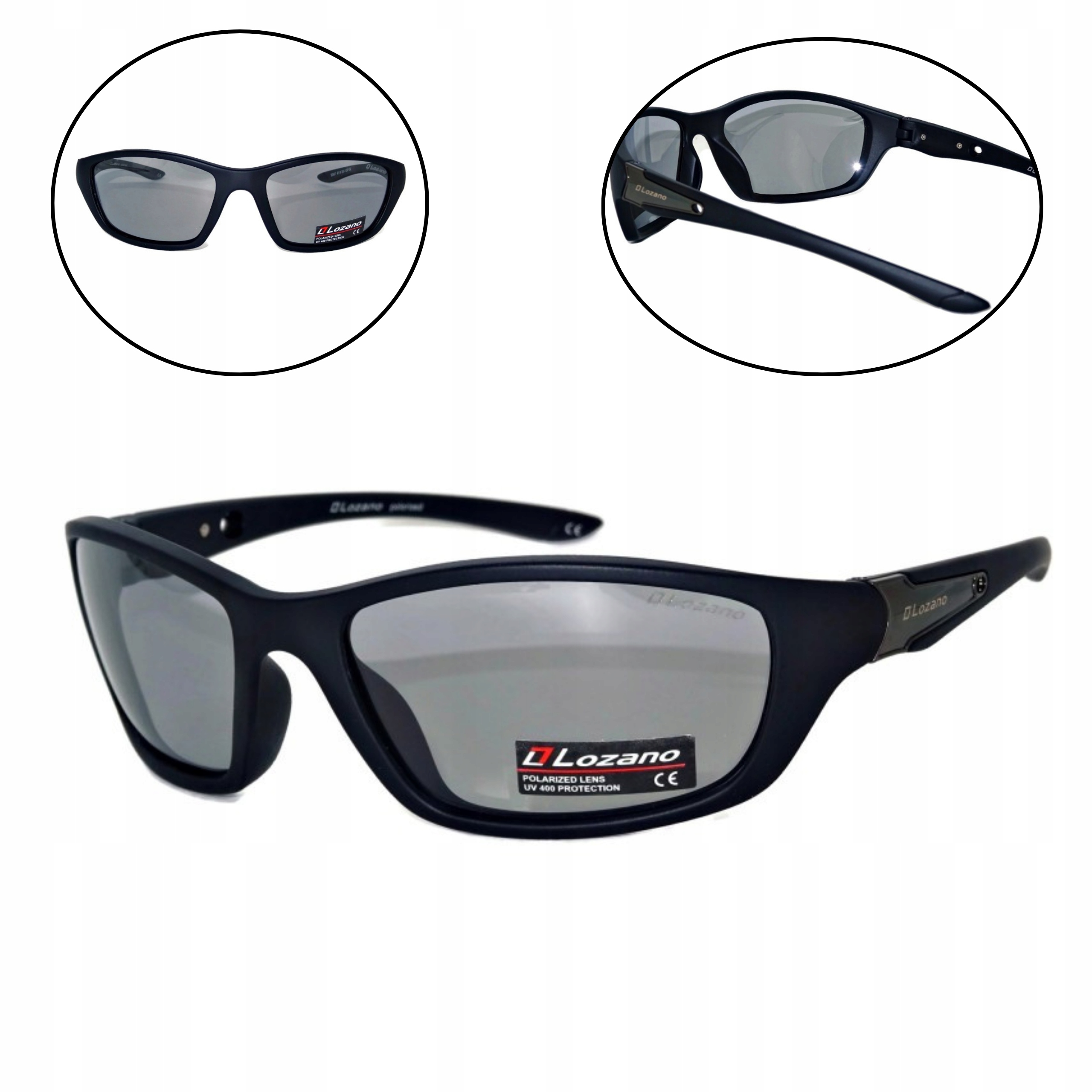 Sluneční Polarizační Brýle Uv Filtry Lozano Pánské Sport Auto Pouzdro